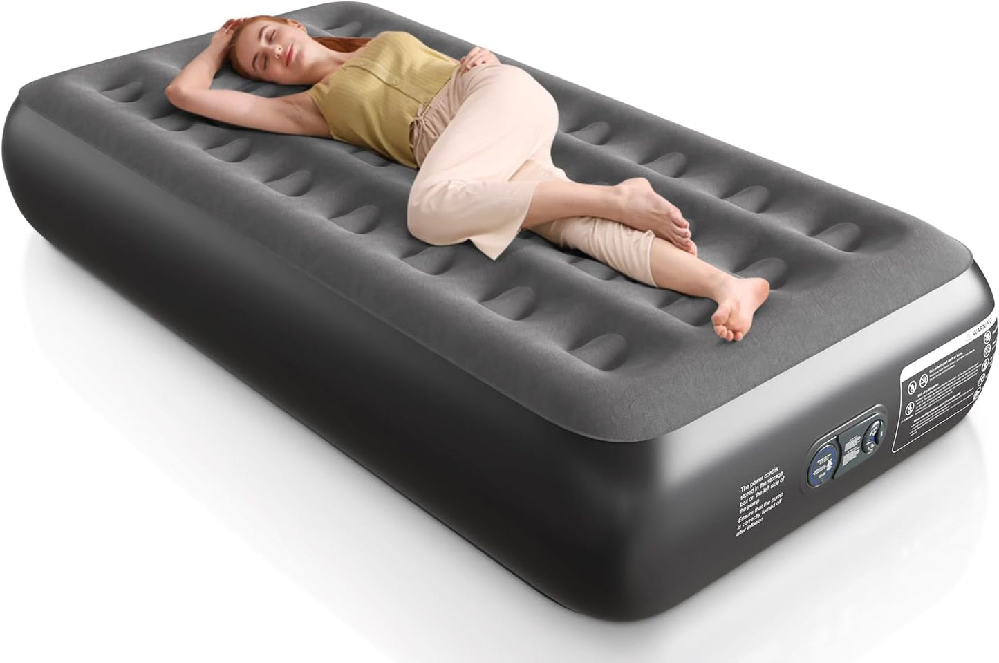 Air Mattress Twin with Built in Pump for Comfort and Stability
