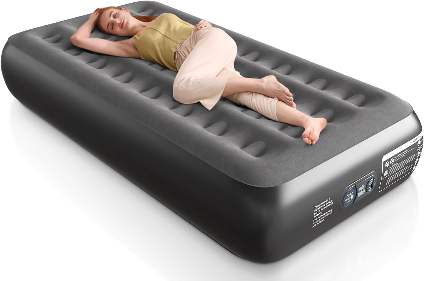 Air Mattress Twin with Built in Pump for Comfort and Stability