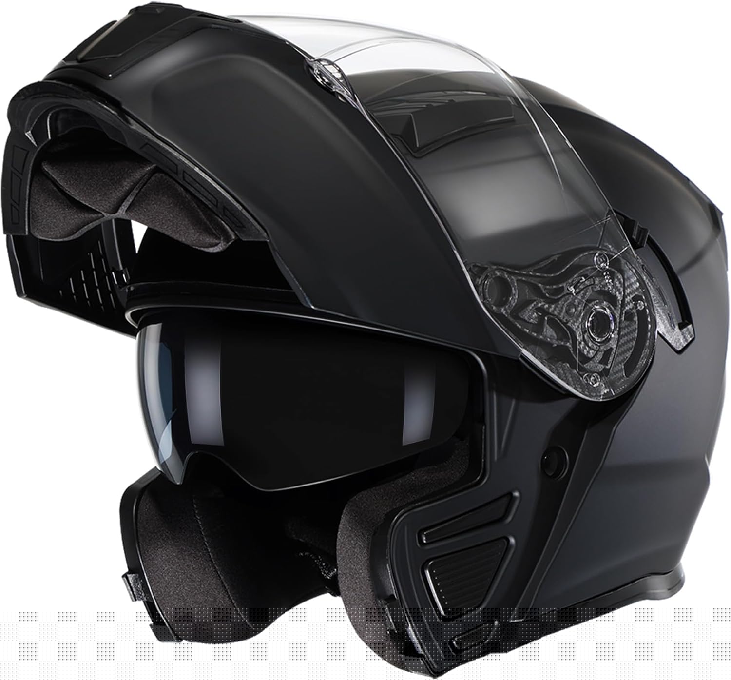 TRIANGLE Modular Motorcycle Helmets for Men with Dual Visor