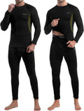 Thermal Underwear for Men Long Johns - Warm Fleece Base Layer romision