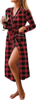 Comfortable Full Length Kimono Robe for Women by Ekouaer