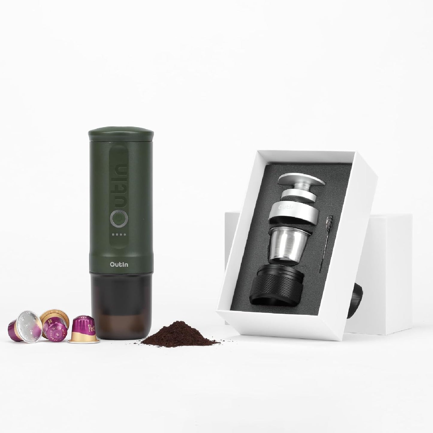Double Your Espresso Pleasure with Outin Nano Set 