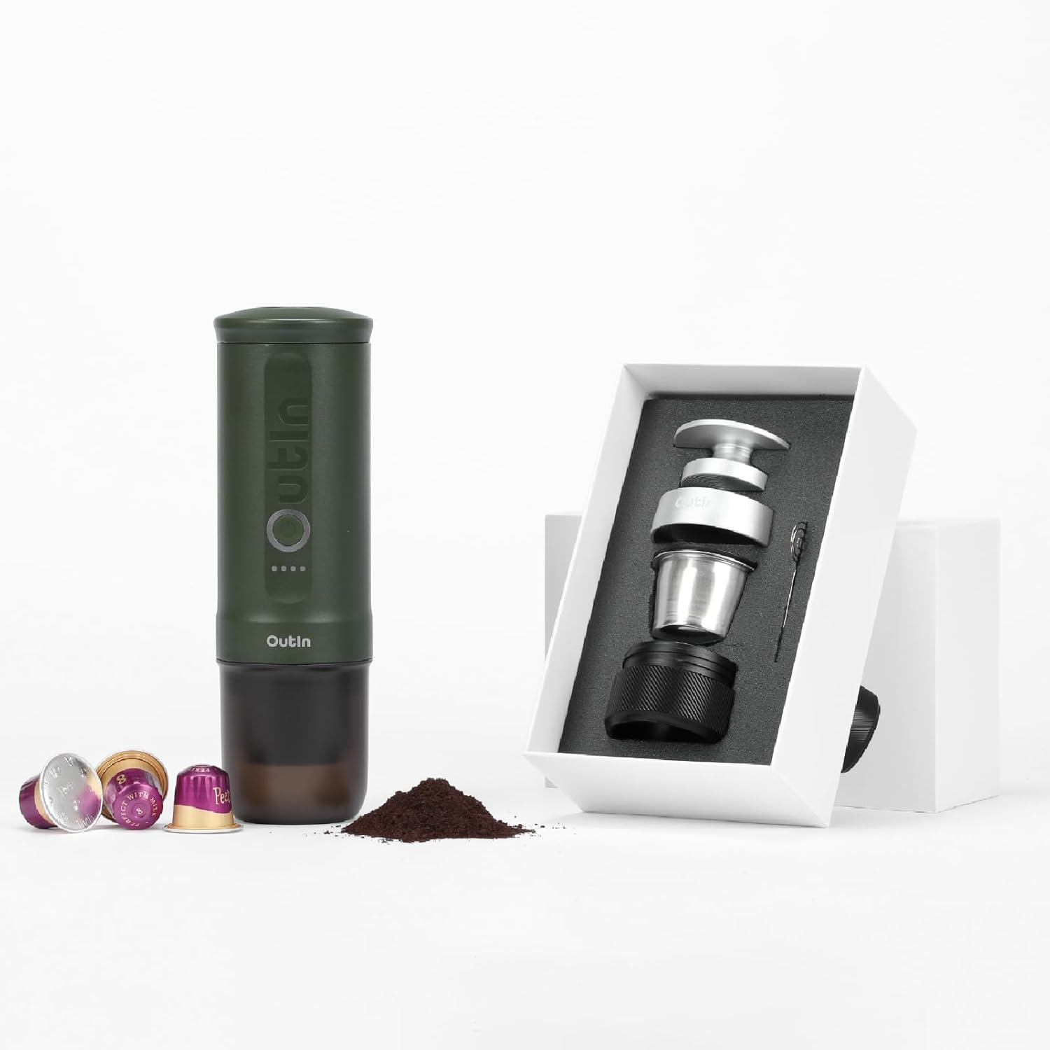 Double Your Espresso Pleasure with Outin Nano Set 