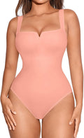FeelinGirl Square Neck Bodysuit for Women - Slimming Sleeveless Tank