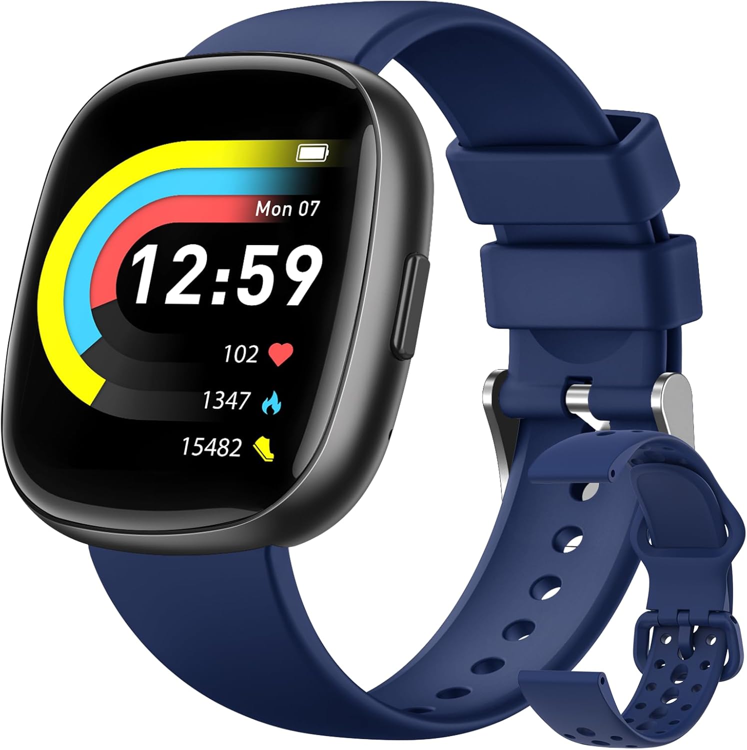 Banlvs Smart Fitness Watch: Call, 10-Day Battery, Heart Rate, SpO2