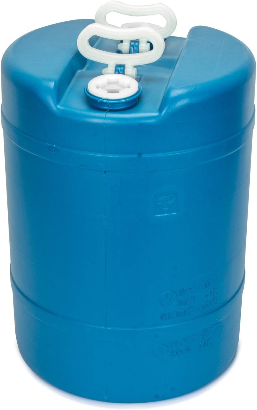 Legacy Premium 15 Gallon Emergency Water Barrel - Portable & Reusable