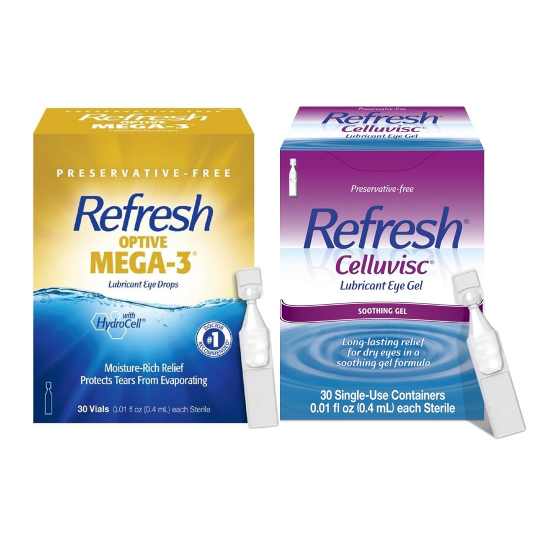 Refresh Optive Mega-3 Eye Drops for Fast Relief and Hydration