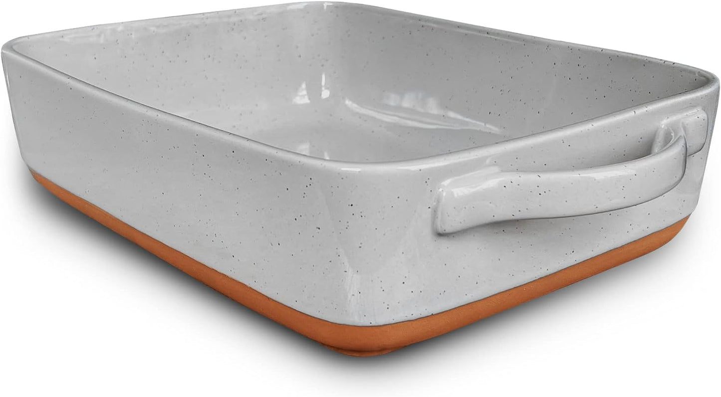 Mora 9x13in Deep Porcelain Baking Dish - Perfect for Casseroles