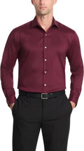 Slim Fit Men's Dress Shirt Ultra Wrinkle Free - Flex Collar
