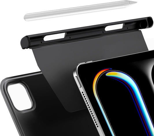 Rpuzonier Magnetic Apple Pencil Holder (Black)
