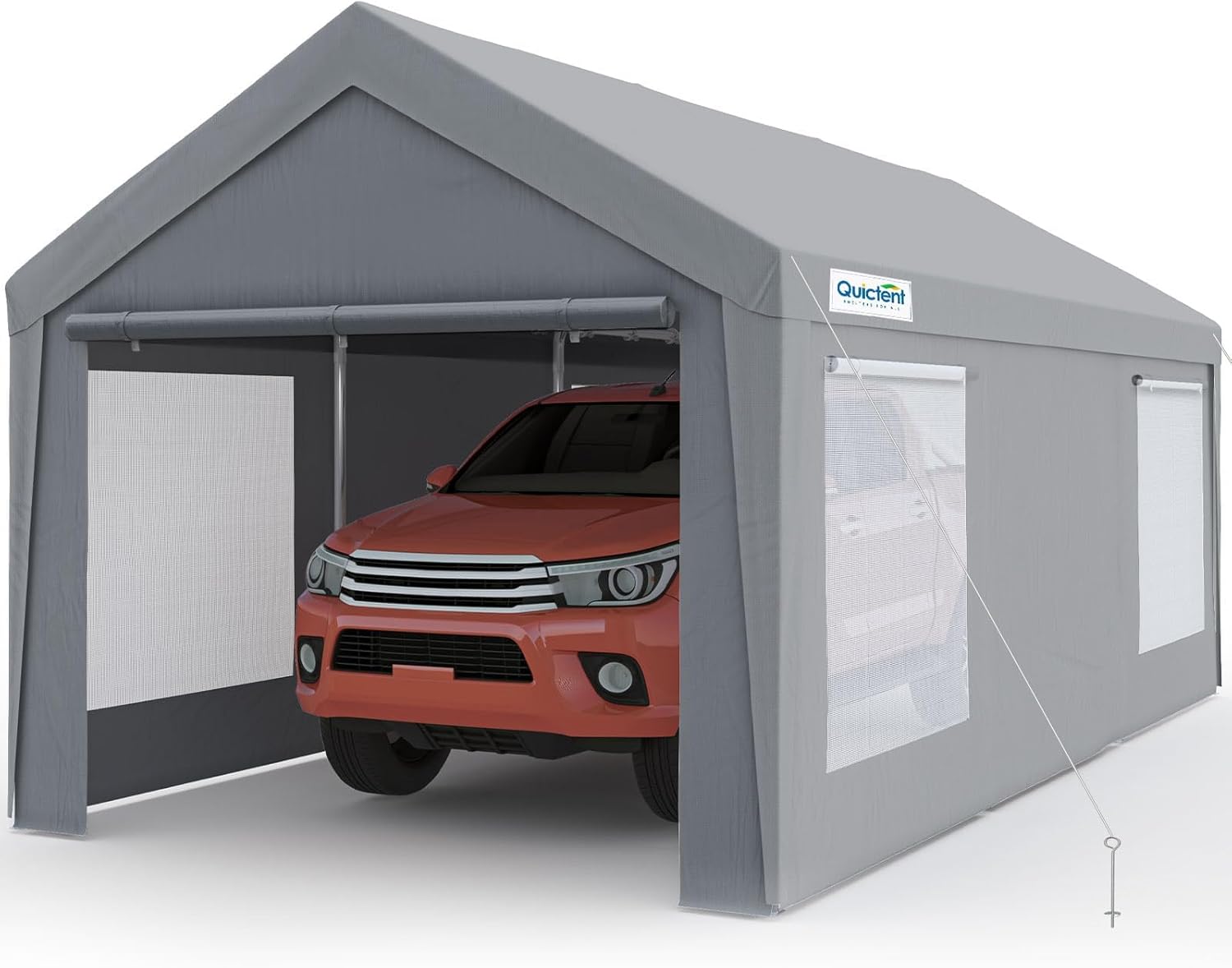 Quictent 10x20 ft Heavy Duty Carport Canopy for Outdoor Use