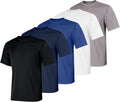 Hanes Mens Cool Dri Performance T-Shirt 5 Pack - Moisture-Wicking