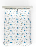 Peanuts Snoopy Puffer Coat Holiday Flannel Sheet Set - Cozy Winter