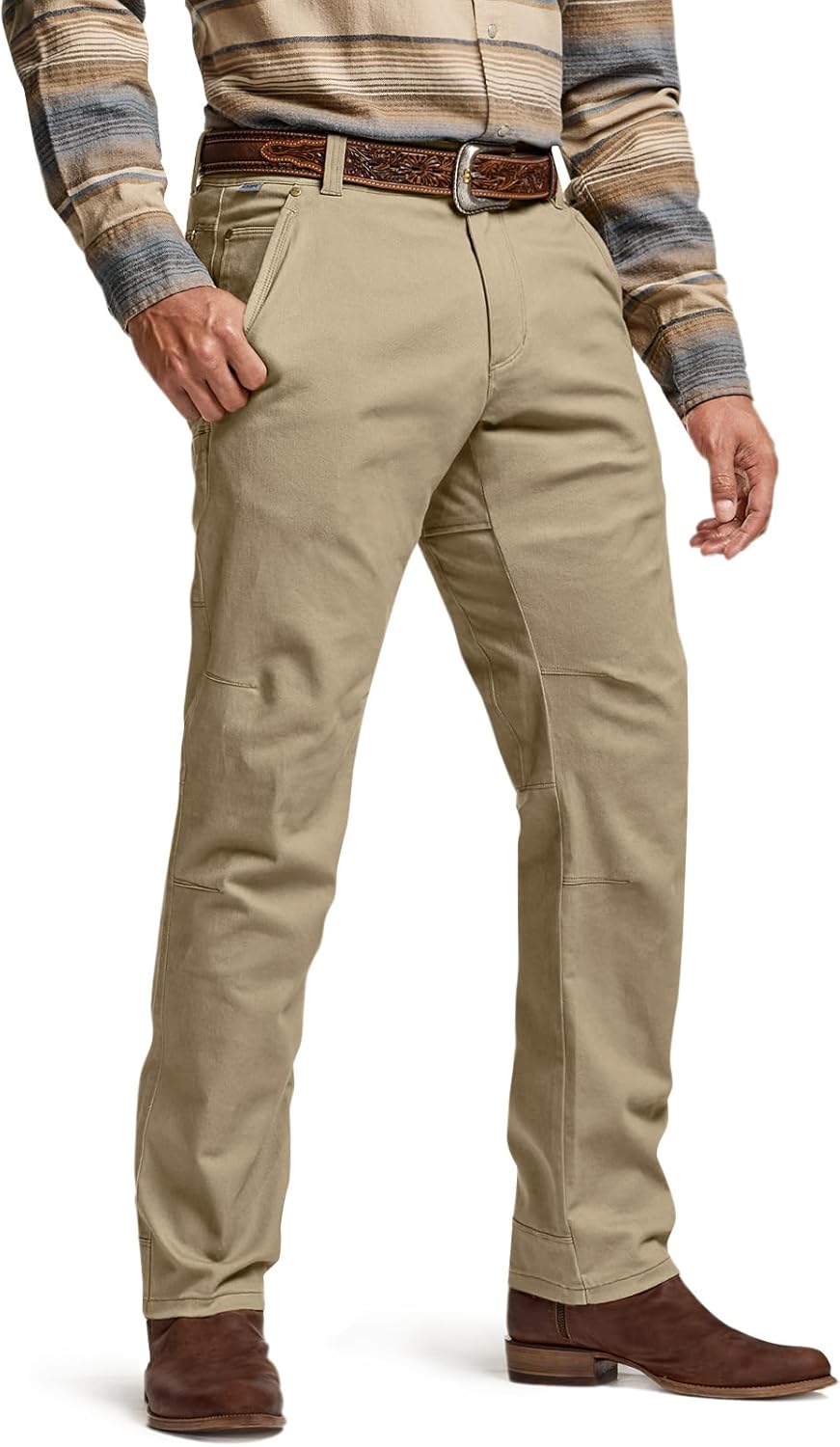 CQR Men's Motion Utility Casual Pants for Outdoor Adventures