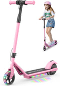 isinwheel S2 Electric Scooter for Kids with Colorful Lights