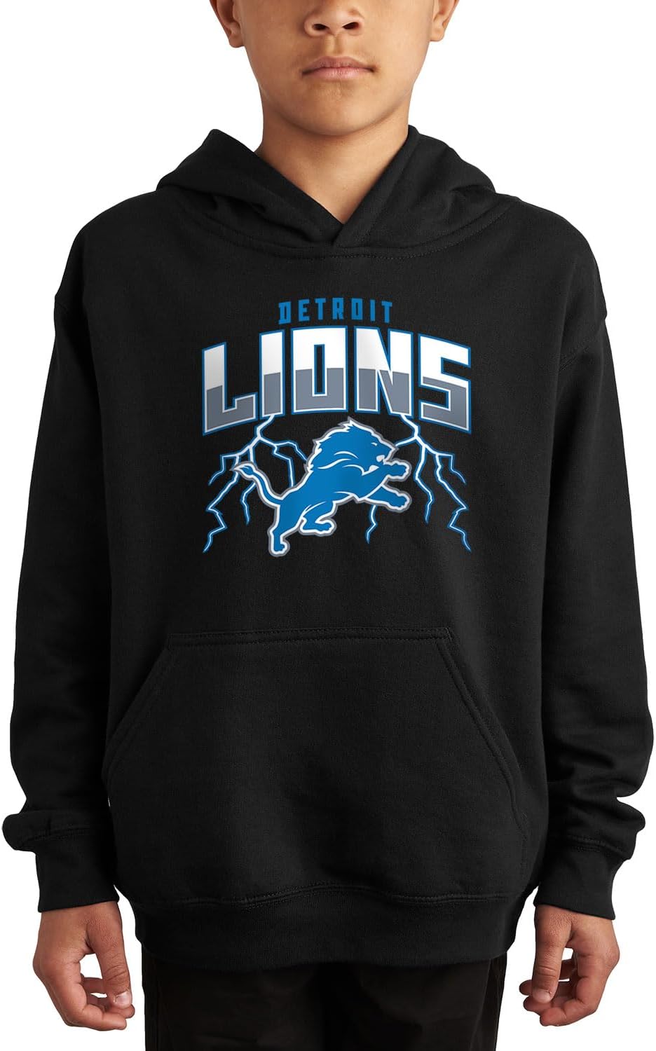 Detroit Lions Kids Fleece Hoodie - Officially Licensed NBA Gear
