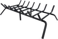 Fireplace Grate 30 in Heavy Duty Cast Iron Log Holder - Stable Burn