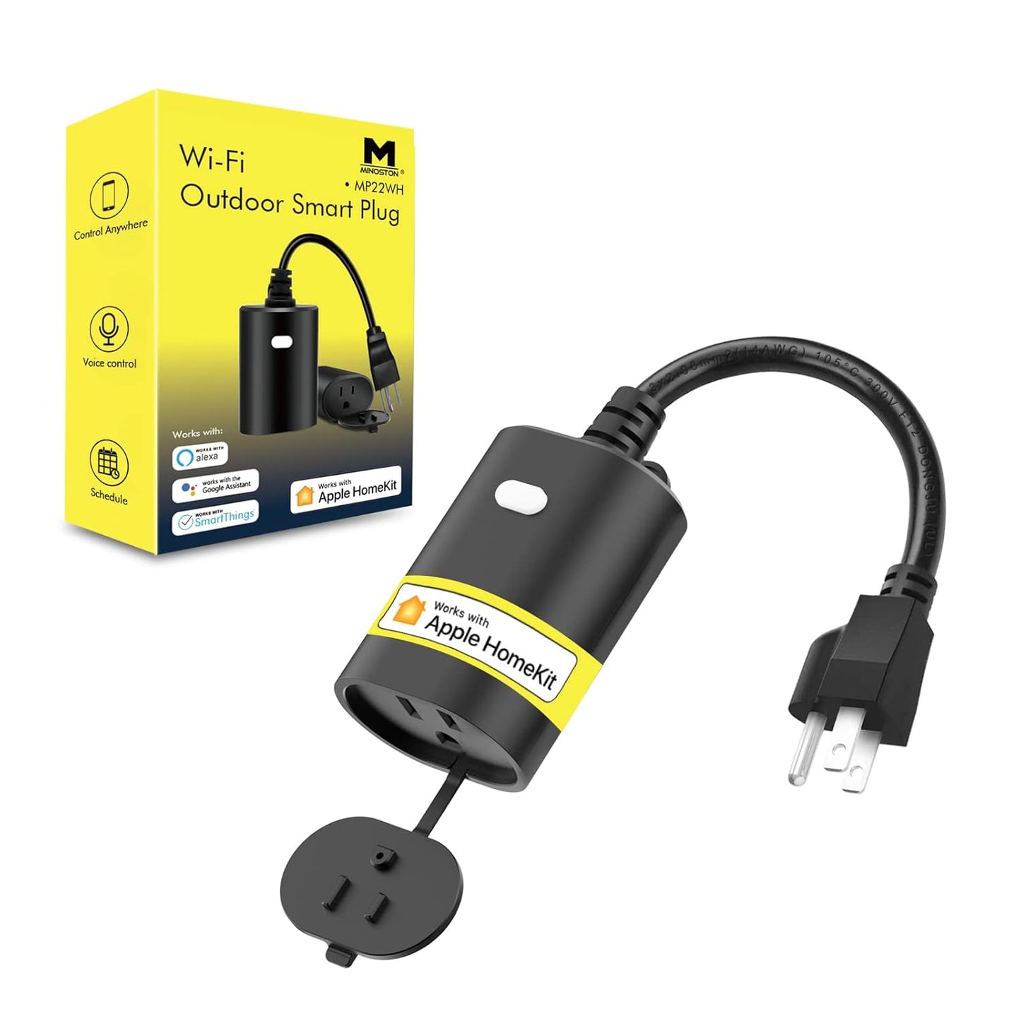 Minoston Waterproof Smart Plug - Voice Controlled