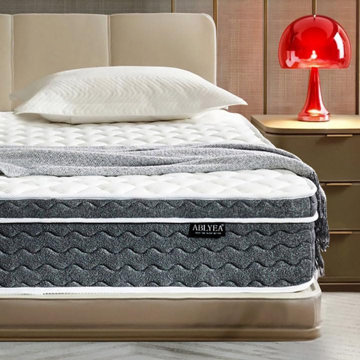 Queen Mattress 12 Inch Hybrid with Memory Foam & Pocket Coils