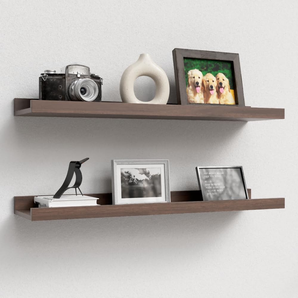 Floating Shelves Wall Mounted 23.6 Inches Long for Home Decor