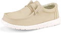 Wide Toe Men's Slip-On Loafers - Cushioned EVA Sole Comfortable