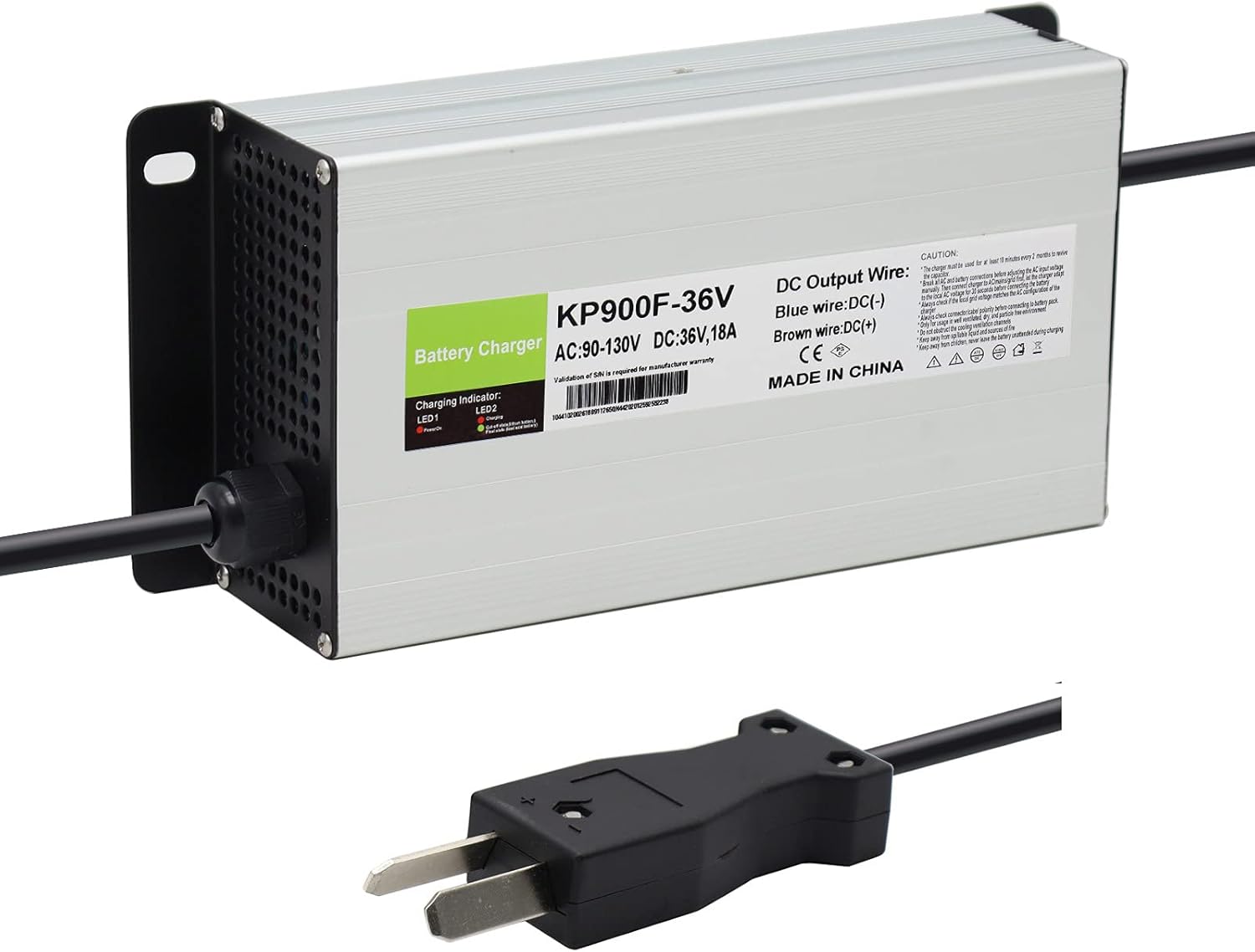 Abakoo 36V 18A Golf Cart Battery Charger | Fast Charging
