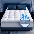 Premium Memory Foam Mattress Topper King - 2 in Plush Pillow Top