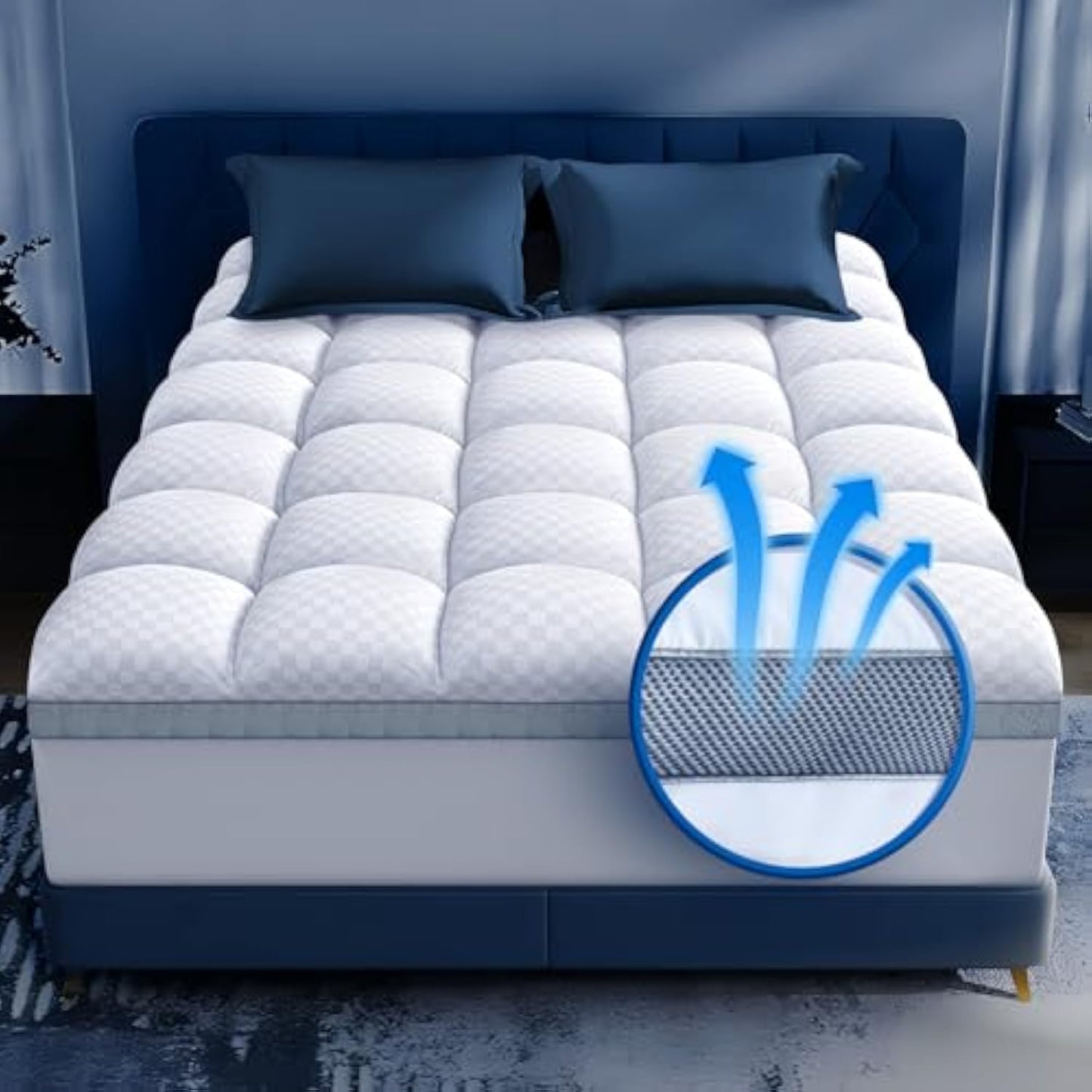 Premium Memory Foam Mattress Topper King for Ultimate Comfort