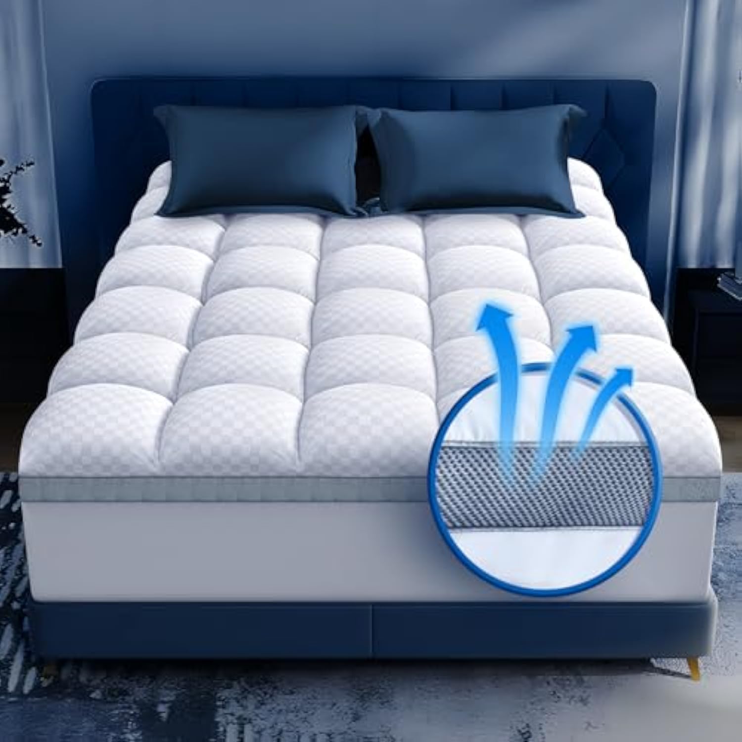 Premium Memory Foam Mattress Topper King for Ultimate Comfort