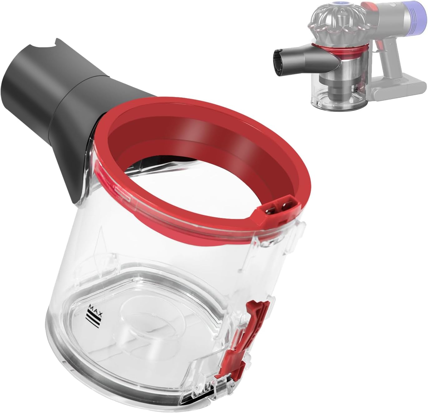 Dyson V7/V8 Upgraded Dust Bin - 967699-01 Replacement