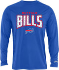Zubaz NFL Men's Long Sleeve Team Graphic T-Shirt (Style 37YV)