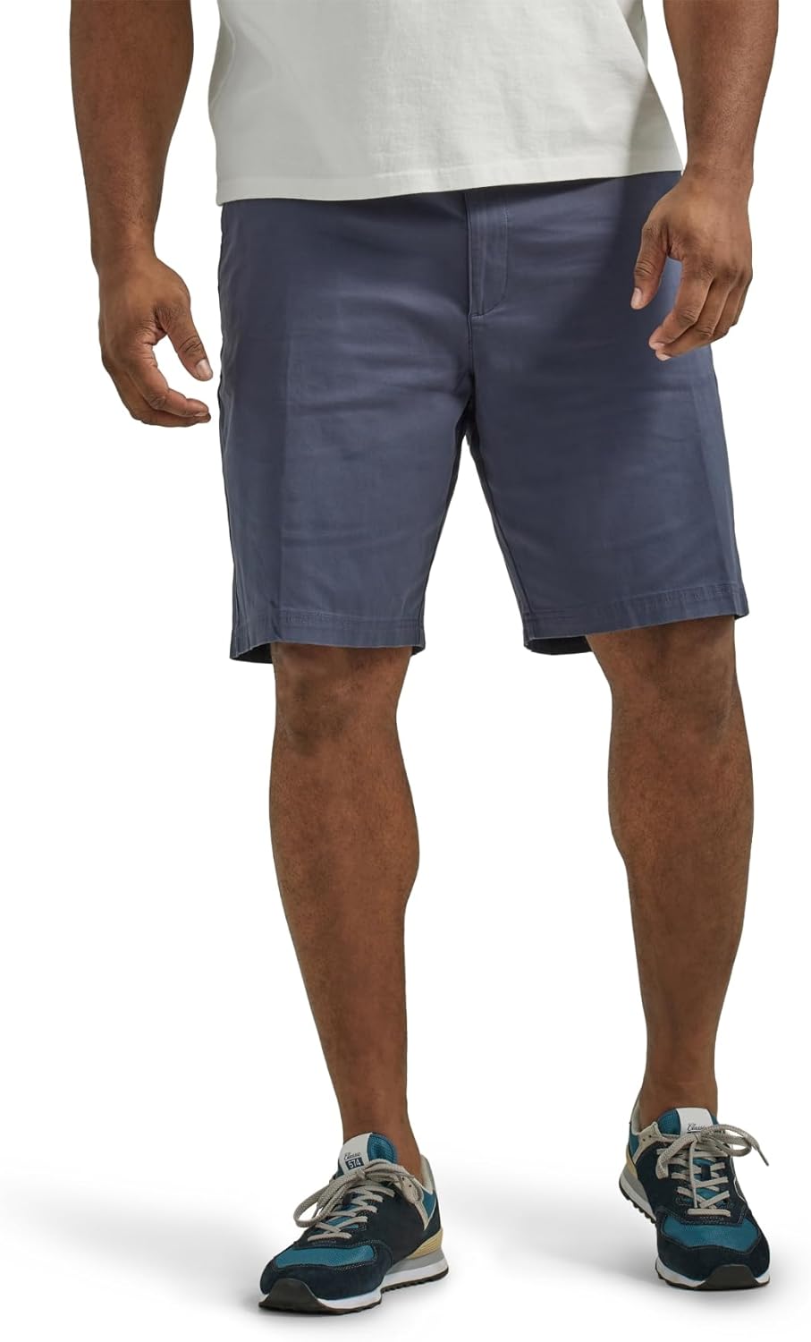 Lee Mens Big & Tall Extreme Motion Flat Front Shorts for Comfort