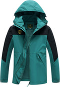 Women's Waterproof Rain Jacket - Lightweight Packable Raincoat