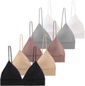 INIBUD Bralette Triangle Cups Wireless Bralette - Comfortable Everyday