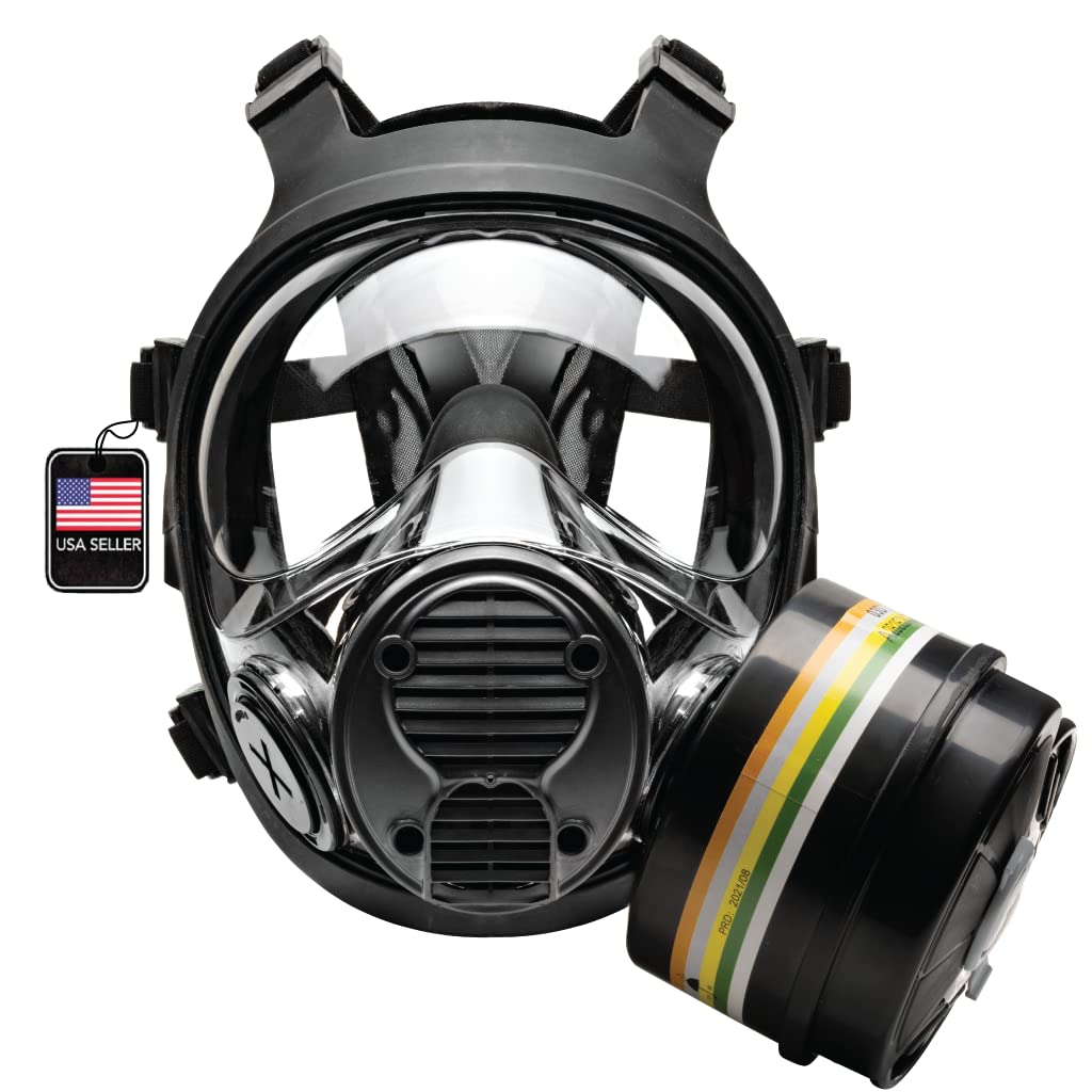 NB-100 Full Face Tactical Gas Mask Respirator for Safety