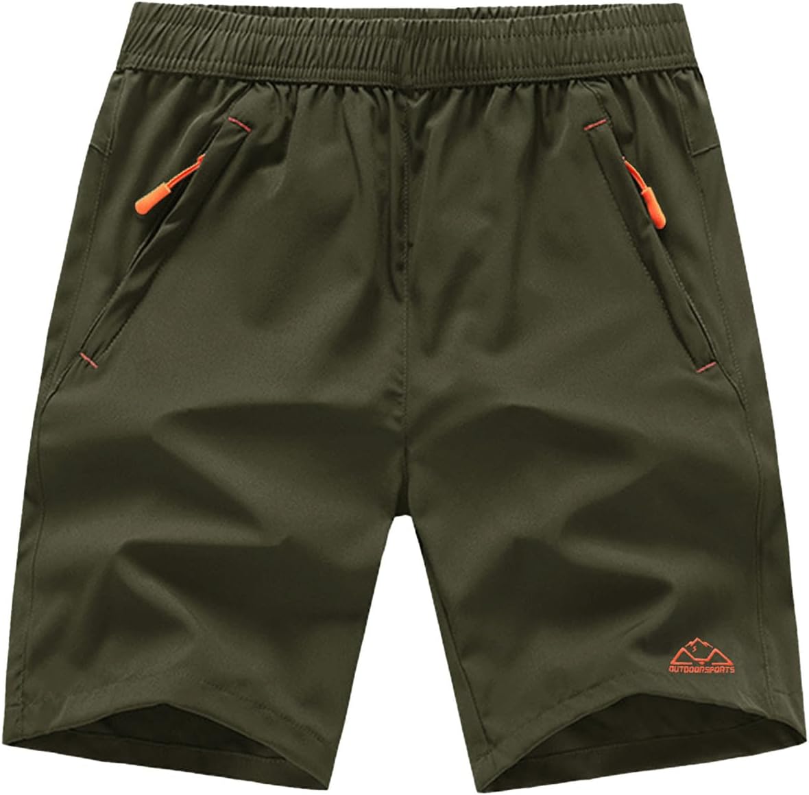 TBMPOY Men's Quick Dry Running Shorts with 3 Zip Pockets