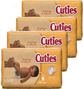 Cuties Baby Diapers Size 1 Pack of 4 for Ultimate Comfort