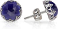 925 Sterling Silver Gemstone Studs Earrings for Women - Minimalist