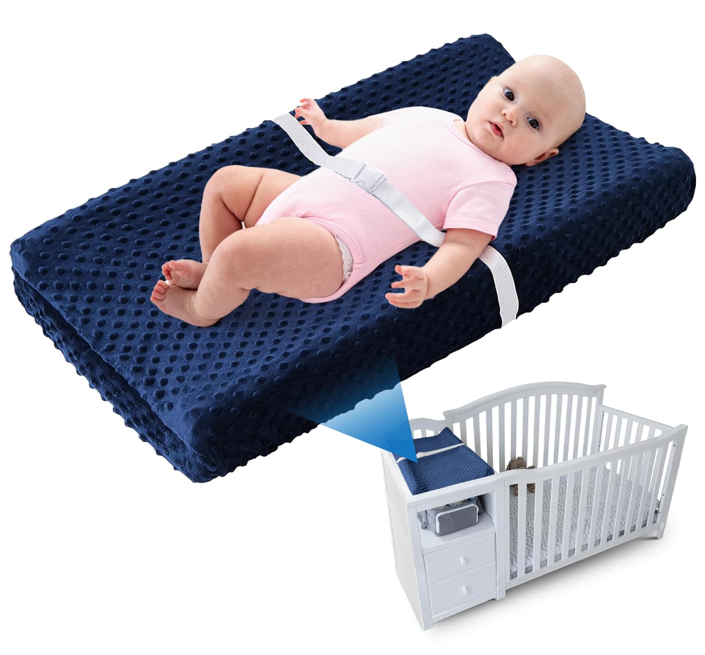LOONAH Compact Small Changing Pad - Waterproof & Hypoallergenic