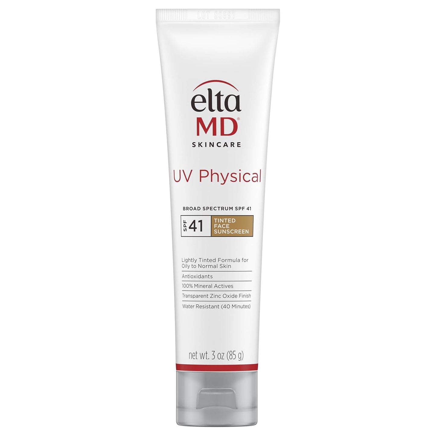 EltaMD UV Physical Tinted Sunscreen for Face - Mineral Protection