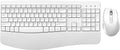 Ergonomic Keyboard and Mouse Combo - Full Size Cordless with Palm Rest