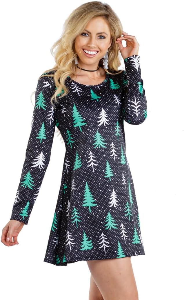 Tipsy Elves Women's Classic Christmas Dresses for Holiday Fun