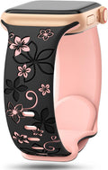 Cute Floral Silicone iWatch Band - Ultra Soft & Compatible