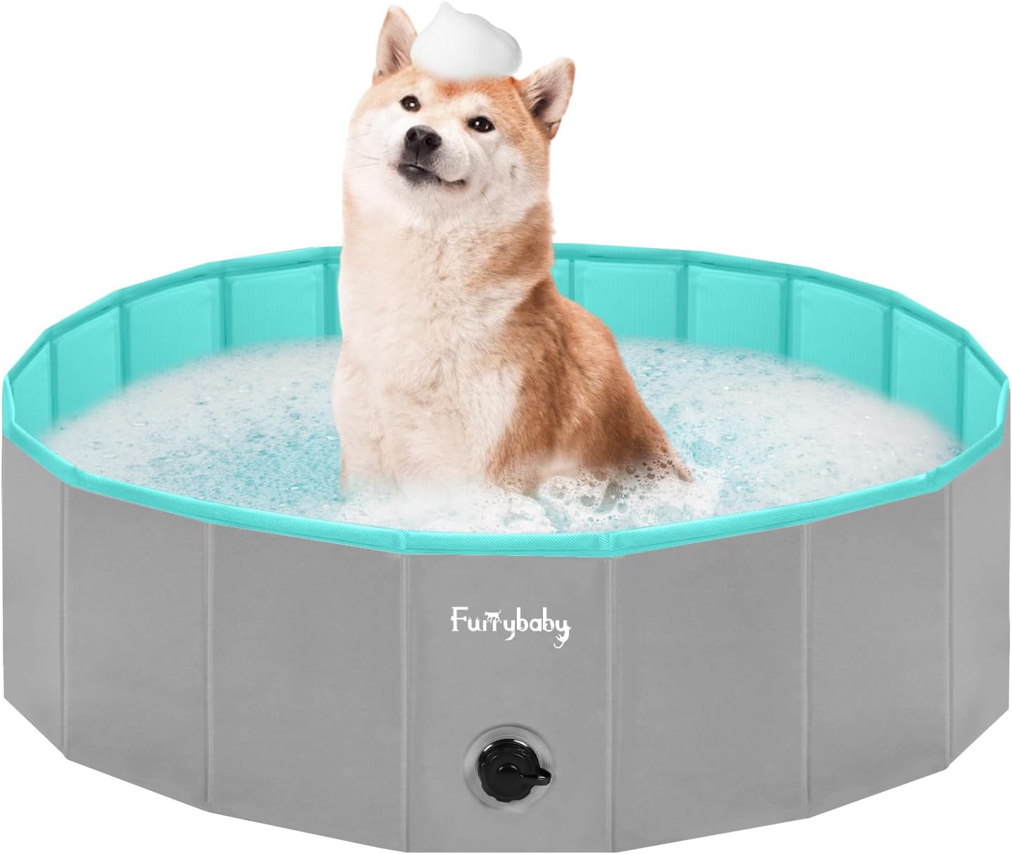Furrybaby Dog Pool - Collapsible Kiddie Pool for Pets and Kids
