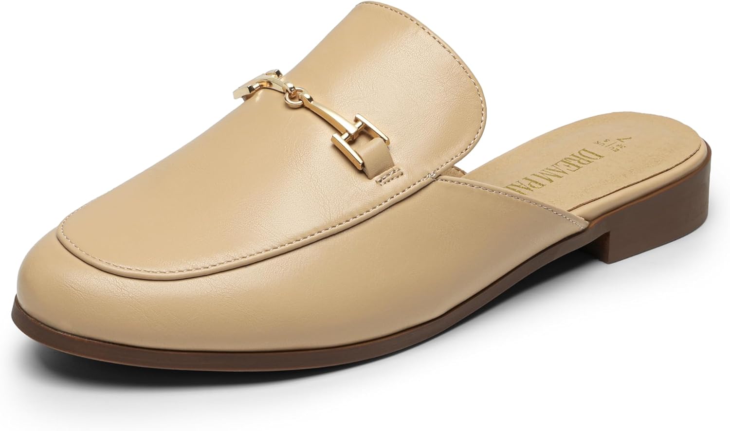 DREAM PAIRS Comfortable Buckle Mules for Women Slip on Slides