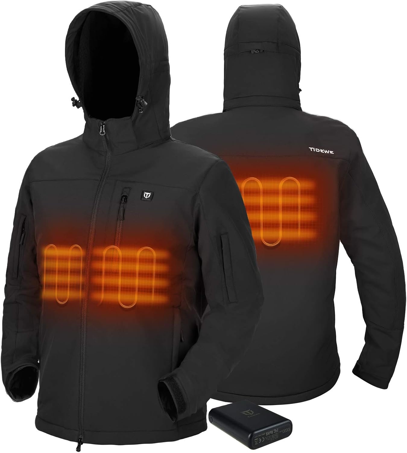 TIDEWE Heated Jacket for Men with Smart Temperature Control