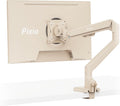 Pixio PS1S Wave Beige Single Monitor Arm Stand - Space-Saving