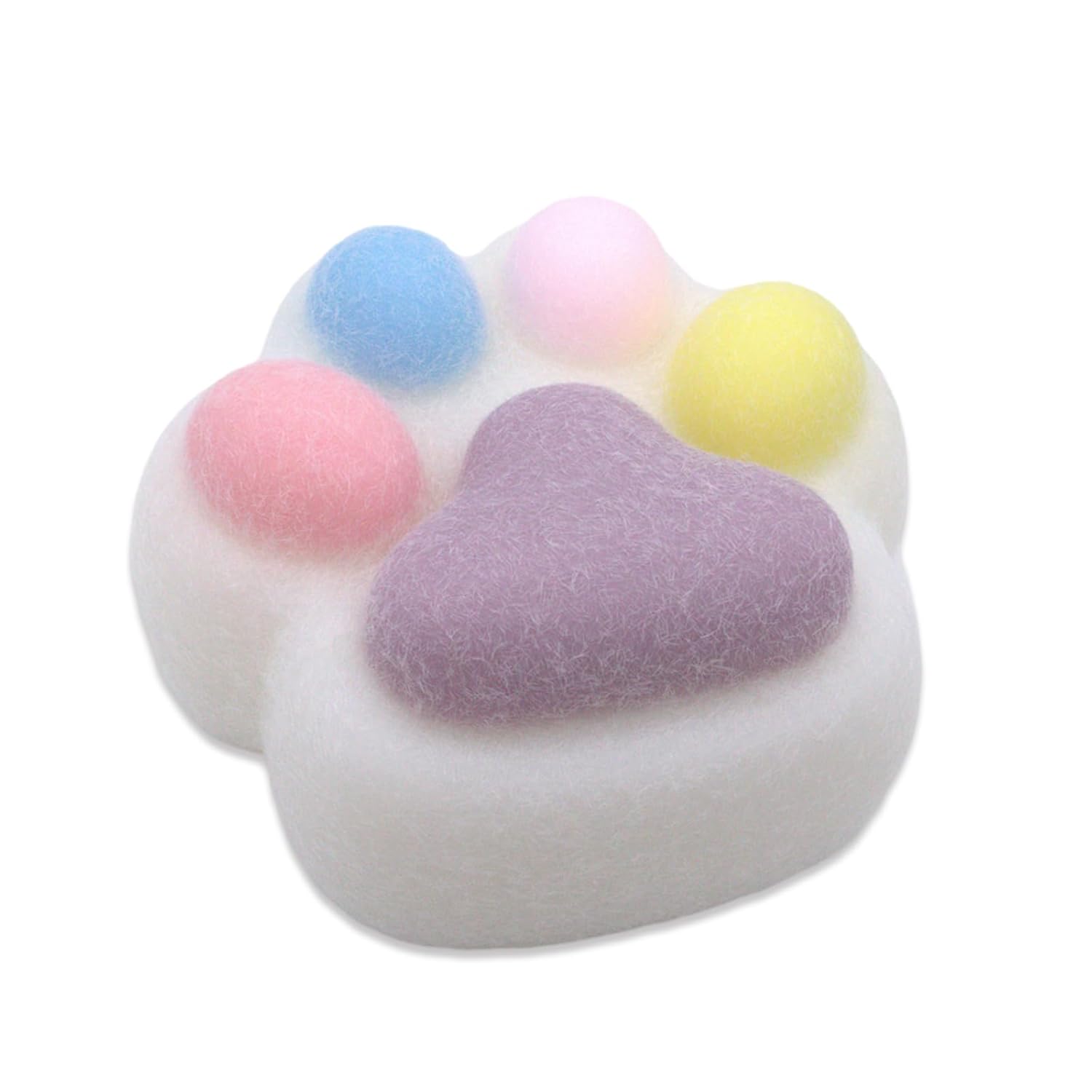 Giant Colorful Cat Paw Squishy Toy for Stress Relief Fun