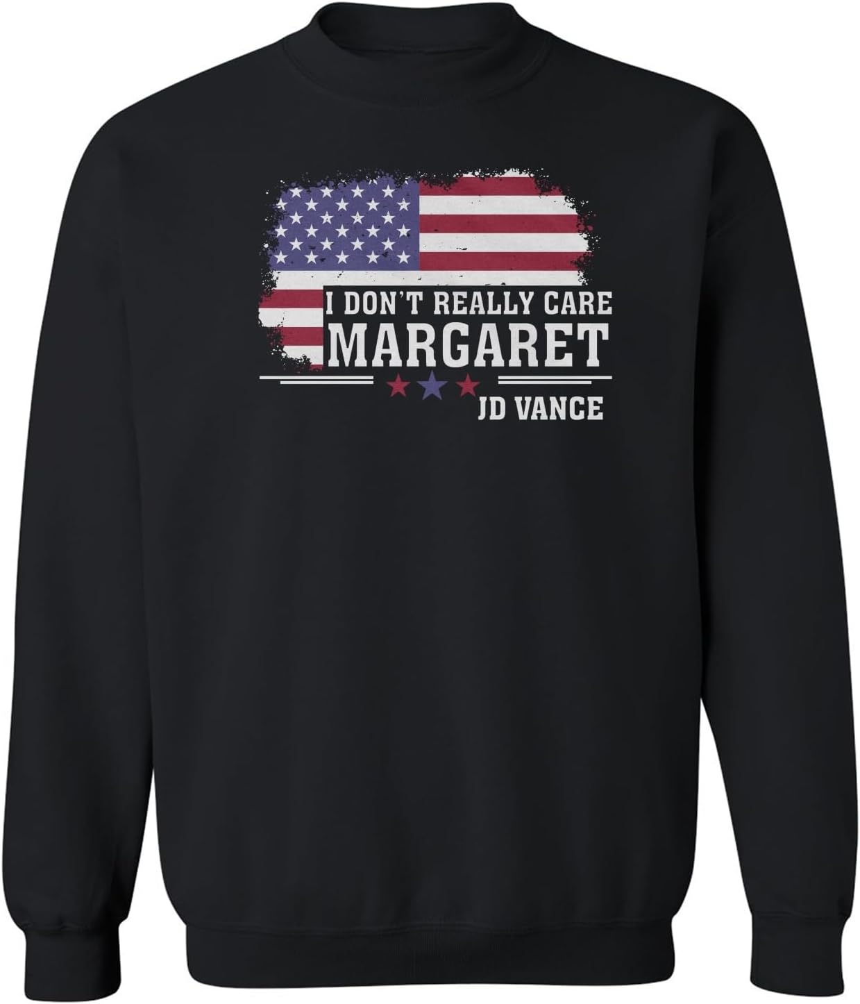 Patriotic Effortless Style - US Flag Crewneck