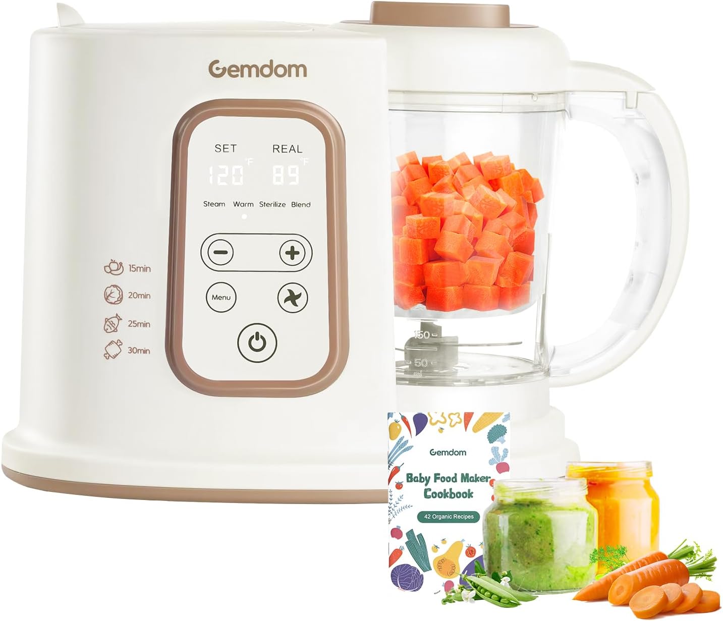4-in-1 Baby Food Maker: Organic Puree to Perfection!